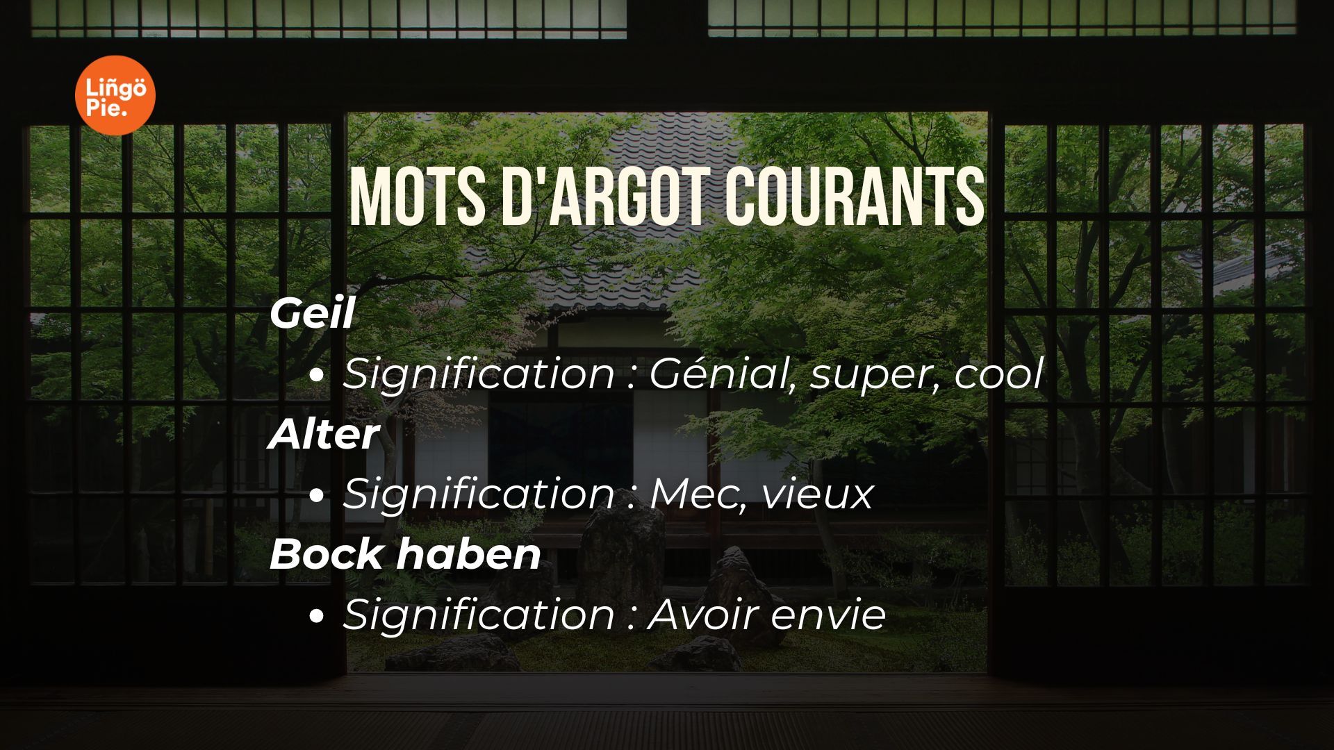 Mots d'argot courants - mots et expressions d'argot en allemand à connaître absolument