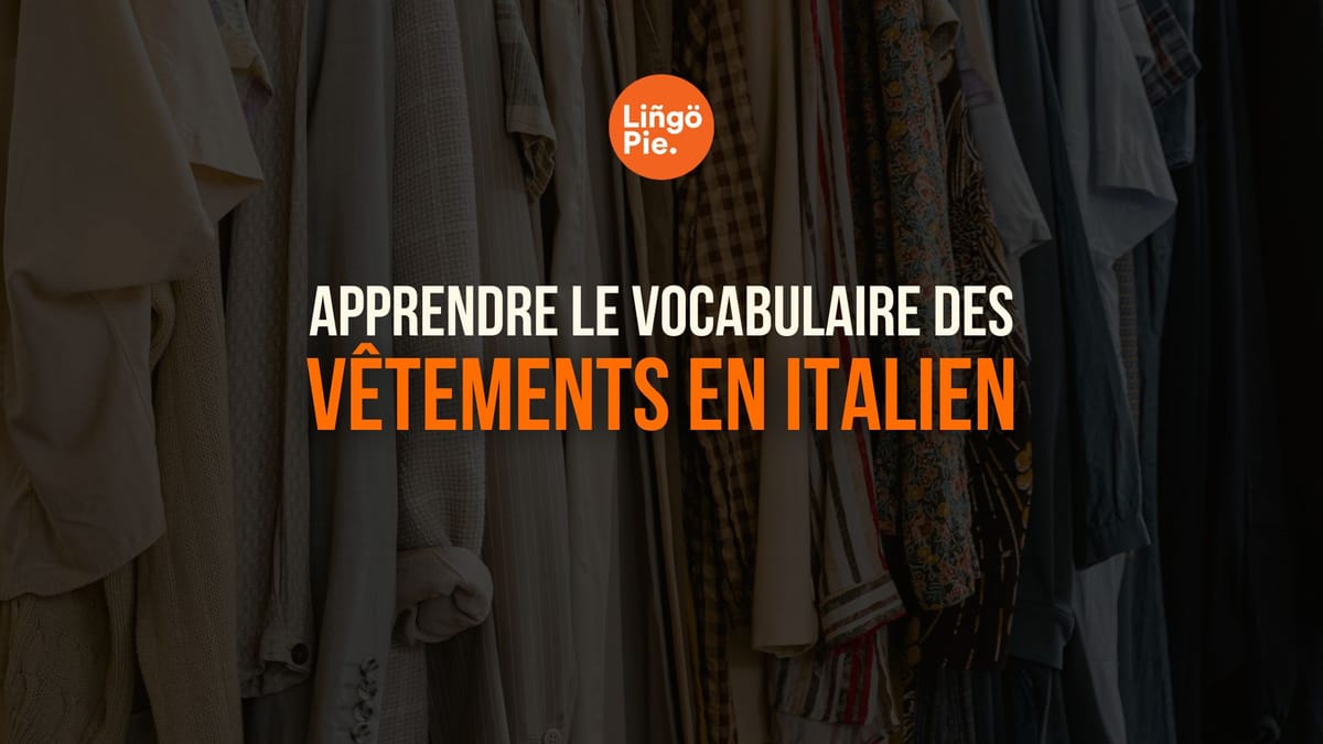 vêtements en italien