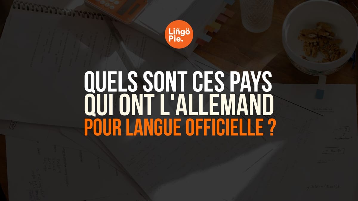 pays qui parlent allemand