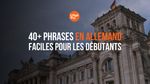 Phrases en allemand faciles pour les débutants