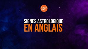 12 Signes astrologique en anglais