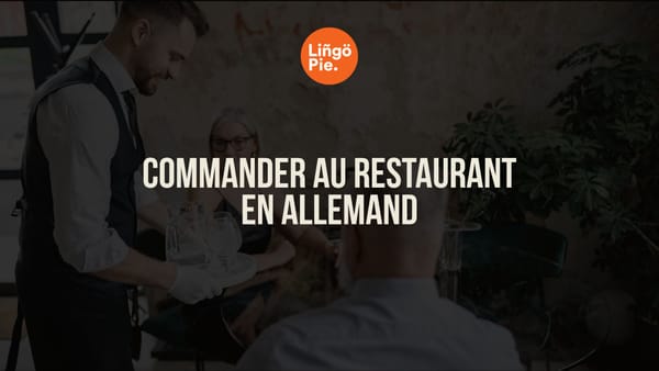 30+ expressions indispensables pour commander au restaurant en allemand